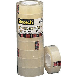 3M Scotch® ljepljiva traka 3M prozirna 550 (D x Š) 66 m x 12 mm prozirna 5501266 sadržaj: 12 koluta