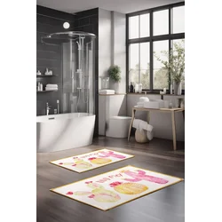 Lessentiel Maison Set prostirki za kupatilo CT-5280, 2 Komada, Šarena