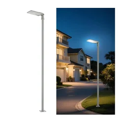 Brilagi-LED Spoljašnja lampa sa stubom i kl. 3 m URBANLIGHT LED/200W/230V siva IP65