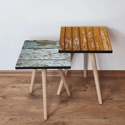 Hanah Home Set klub stočića 2Shp516, 2 komada, Šareni