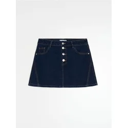 Sinsay - Teksas mini suknja sa prošivima - steel blue