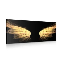 Slika zlata angelska krila - 80x40