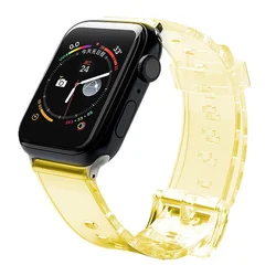 Hurtel Strap Light silikonski pašček za Apple Watch 42/44 mm, rumen