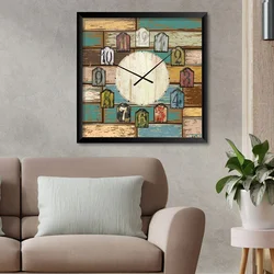 Wallity Dekorativni zidni sat STMDF11, 45x45 cm