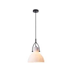 Klausen 111028 - Luster na sajli RACK 1xE27/11W/230V bela/crna
