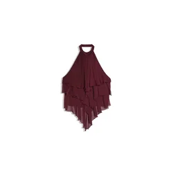 Bershka Top bordo