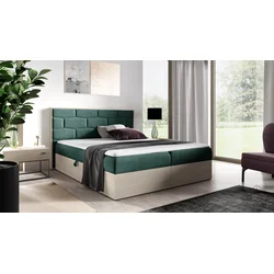 Boxspring postelja Wood 9 - 180x200 cm - nordijski tik