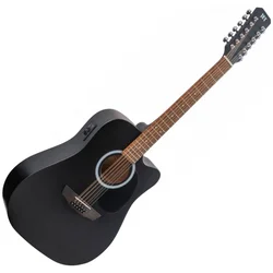 JET JDEC-255-12 12-String Blk elektroakustična kitara