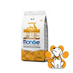 Monge Monoprotein All Breeds Adult Turkey With Rice&Potatoes 2.5kg, Hrana Za Pse