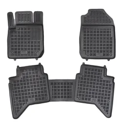Rubber car mats Isuzu D-max 2020- (4 doors, double cab)