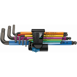 Wera Set imbus ključeva 9 komada Hex-Plus Multicolour HF 1 BlackLaser 950/9 05022210001