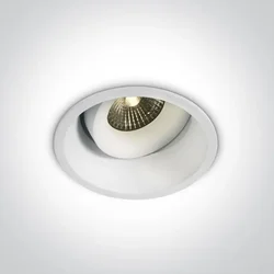 UGRADBENA SVJETILJKA LED/7W/3000K/500lm/36°/700mA/IP54/fi.91mm/BIJELA