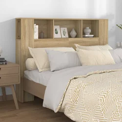 Vidaxl Vzglavna omarica sonoma hrast 140x18,5x104,5 cm