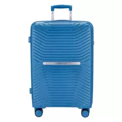 Kovček TRAVEL AND MORE Unbreakable - srednji, royal moder, trdi, 65 l