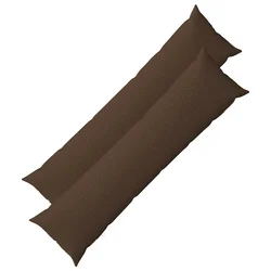 vidaXL Prevleka za blazino 2 kos HEERLEN Rjava 40 x 145 cm Blago