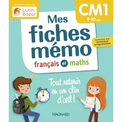 Mes fiches mémo Français et Maths CM1