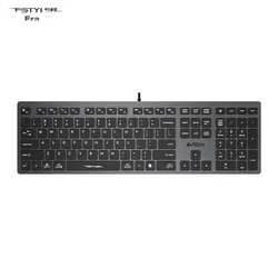 A4Tech Tastatura, Žičana, Siva