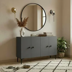 Hanah Home komoda Sherifa 120, 120 cm, antracit