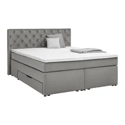 Boxspring Krevet Chester 160/200 cm , siva