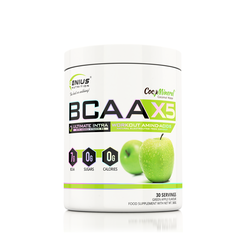 GENIUS NUTRITION BCAA X5, Zelena jabuka, 360g