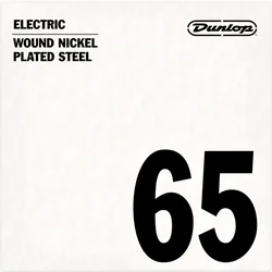shumee Dunlop poniklovaná elektrická gitara s jednou strunou .065 DEN65