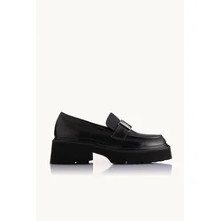 NAKA Ženske mokasine Classy Comfort crne