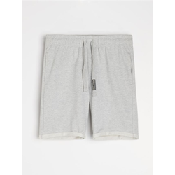 Sinsay - Slim fit šorts - svetlo siva