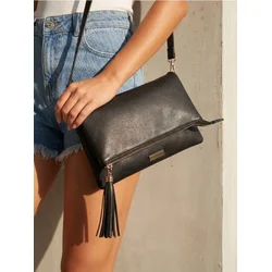 Sinsay - Crossbody torba sa dekorativnim rajsferšlusom - crno