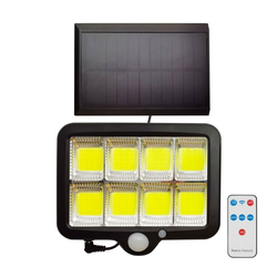 LED solarni reflektor sa senzorom INTEGRA LED/3W/3,7V IP44 + daljinski upravljač