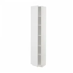 METOD Visoki element s policama, bela/Stensund bela, 40x37x200 cm