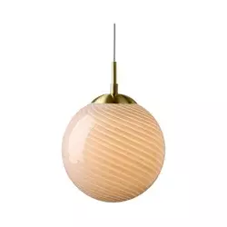 Halo Design 748464 - Luster na sajli CANDY 1xE27/25W/230V O 25 cm siva/mesing