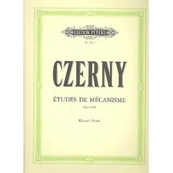 CZERNY: ETUDES DE MECANISME OP.849 NOTE