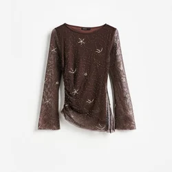 Reserved - Bluza sa ukrasnim perlicama