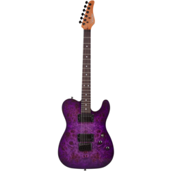 Schecter PT STANDARD Purple Burst Burl 3956 električna gitara