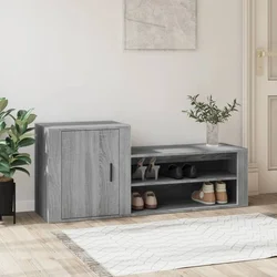 Ormarić za cipele boja hrasta 130x35x54 cm konstruirano drvo