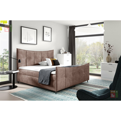 Boxspring postelja Bergamo Lux - 140x200 cm