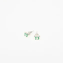 Uhani MAPLE Smiley Earrings Silver 925 Universal