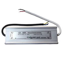 LED Napajanje 80W IP66 230V/50Hz - DC12V/5-12A