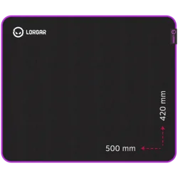 Mousepad Lorgar Main 315 500x420 Black Purple (LRG-GMP315)