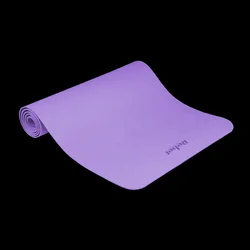 REBEL ACTIVE Strunjača prostirka za jogu, pilates i fitnes 183x61 cm debljina 4mm TPE ljubičasta RBA-3157-PU