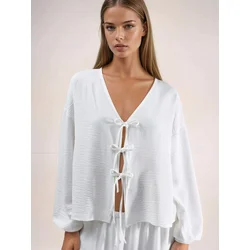 Hiccup Bluza bela