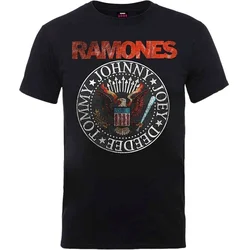 Ramones Majica Vintage Eagle Seal Unisex Black 2XL