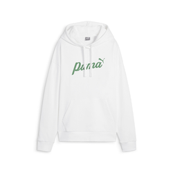 Puma ESS+ BLOSSOM SCRIPT HOODIE TR, ženski pulover, bijela 679348