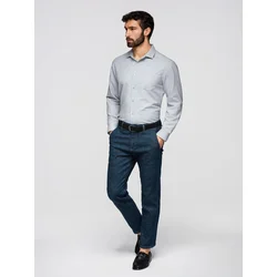 Ombre Mens REGULAR FIT shirt with pocket - gray