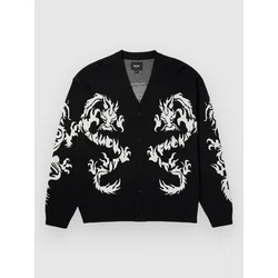 HUF Twin Dragon Cardigan black