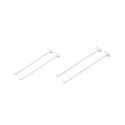 2GR Prečka za ptice 080M, 22 cm, 10 Komada, Bela