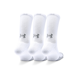 UNDER ARMOUR Čarape Crew White Socks M