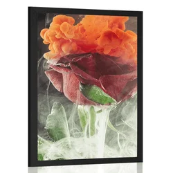 Plakat vrtnica z abstraktnimi elementi - 30x45 black