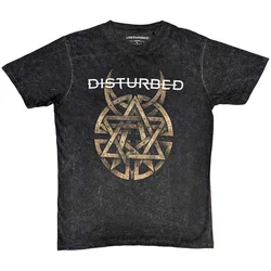 Disturbed Majica Riveted Unisex Charcoal Grey S
