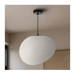 BRILAGI - Luster na sajli PEBBLES 1xE27/40W/230V prečnik 40 cm crna